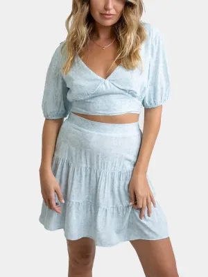 Poolside Mini Skirt Outfit Game Glamorous Appeal