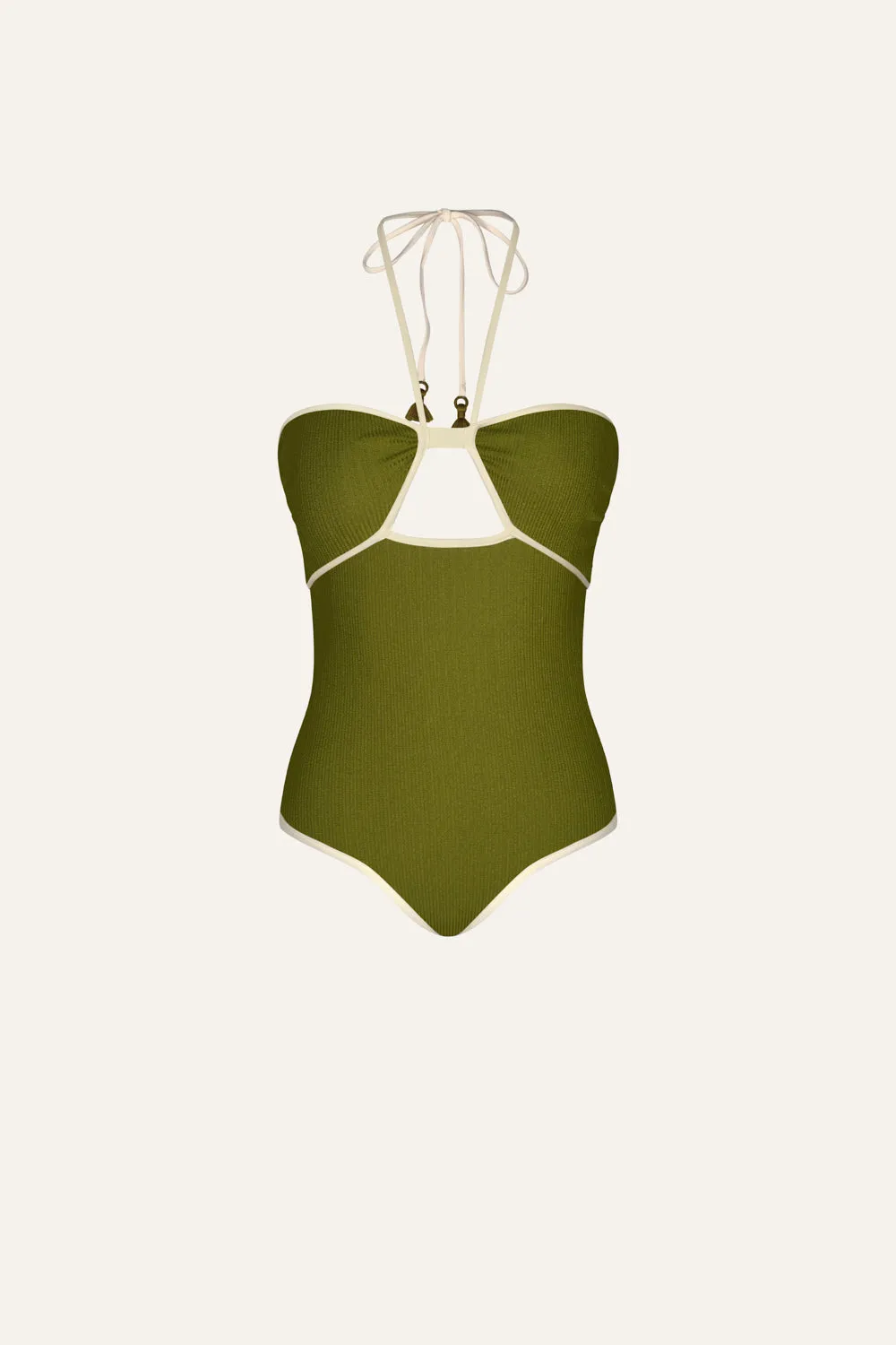 Sea Salt One Piece Wave Resistant Structure animal-print
