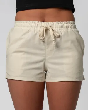 Life Volley Shorts - Off White Anti Friction Seams Friction Reducing Lining
