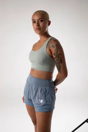Lightweight Cup Forme Sage Green Sunset High Impact Sport Bra