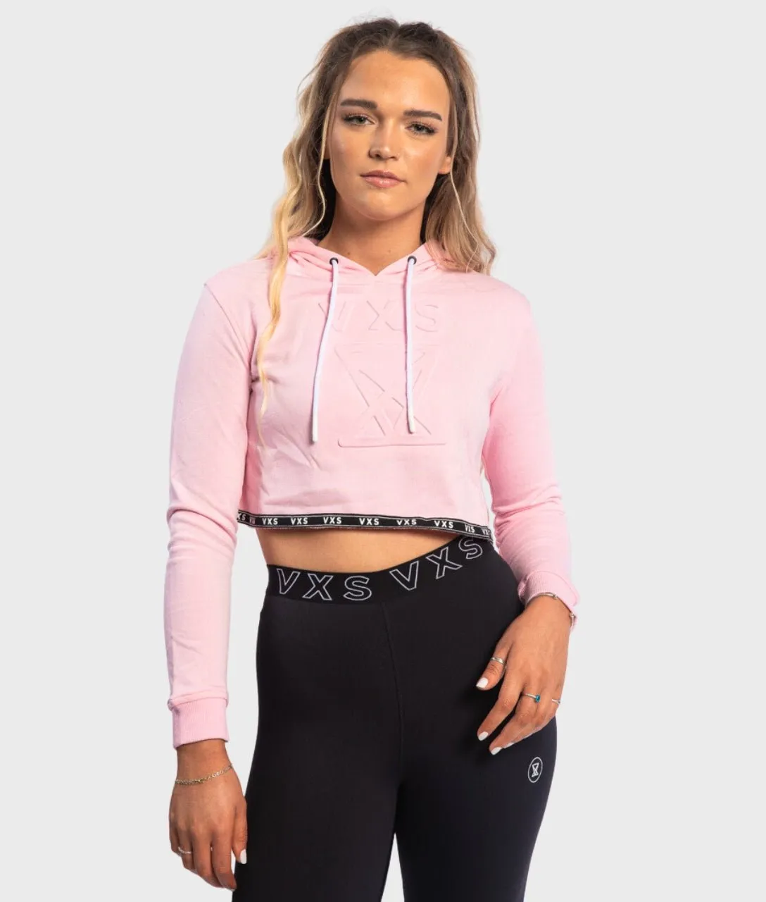 SeamlessTransition Crop Hoodie