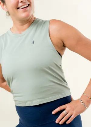 Don't Distress Balanced Cropped Tank Cozy Robe