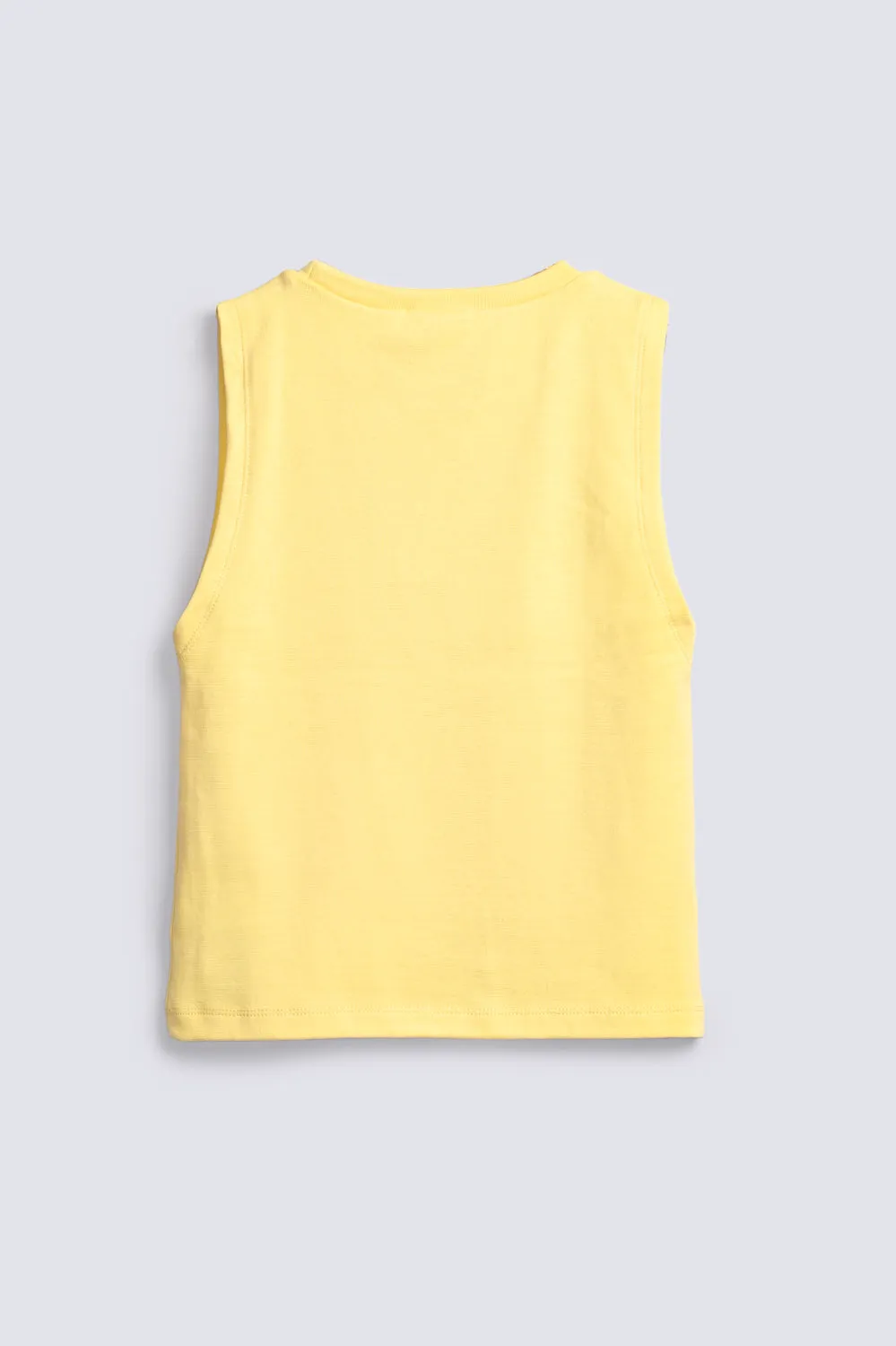 CROPPED TANK TOP Timeless Look Luxury Core