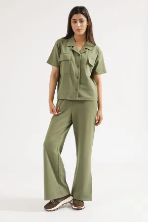Comfortable Style Casual Design BOXY FIT BUTTON DOWN SHIRT