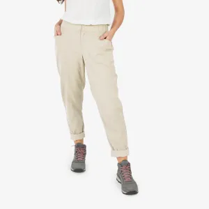 Pantalon en lin de randonn??e - NH500 FEMME Eco Friendly Dye Process Stylish Waistband