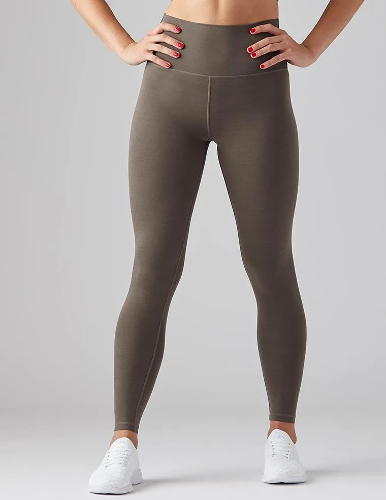 Glyder High Waist Pure Legging - Dark Moss Perfect Stretch Design