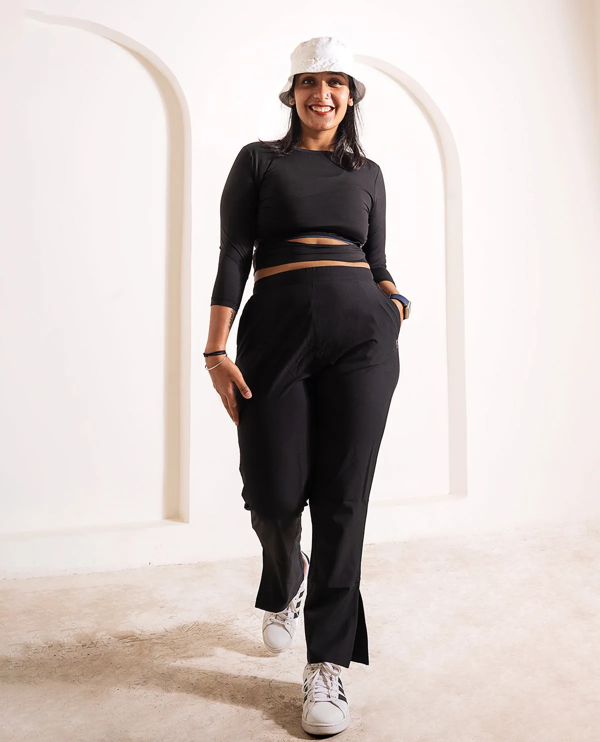 Max Dry Travel Pants With Pockets Black AllDayComfort