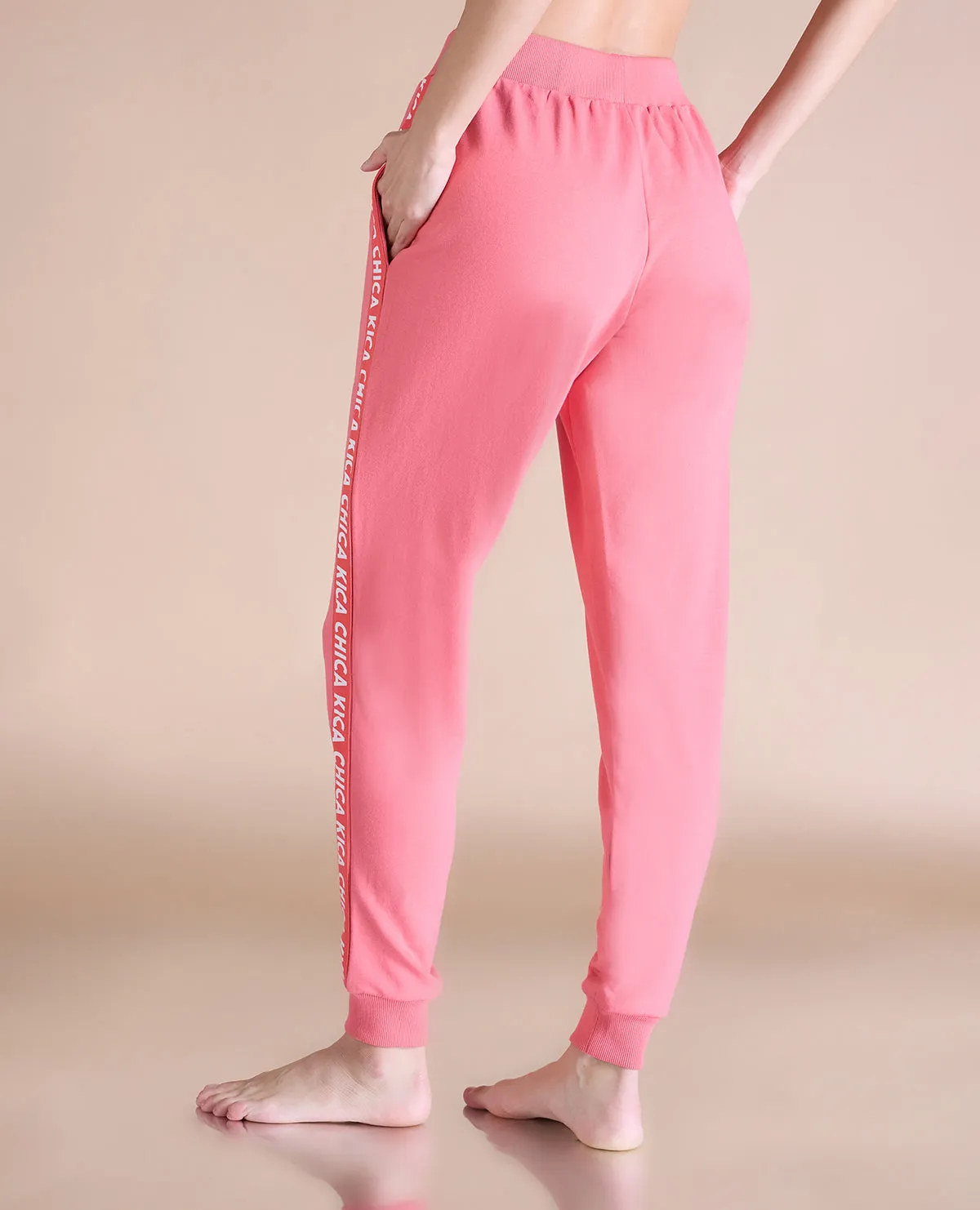 High Waisted Cotton Dance Joggers Layer Comfort