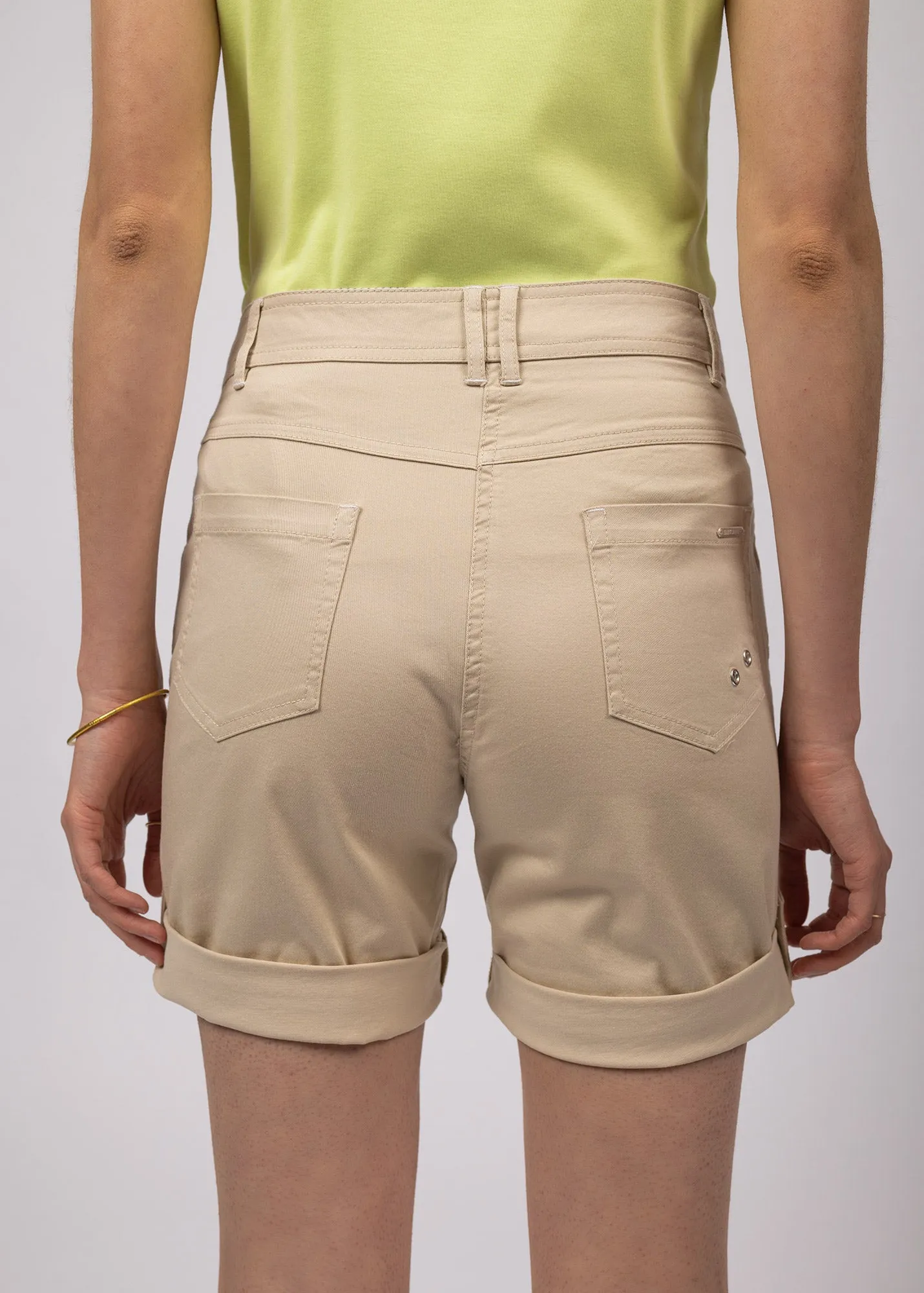 Marie plain shorts - in cotton (PLAGE) Fine Weave SoftLining