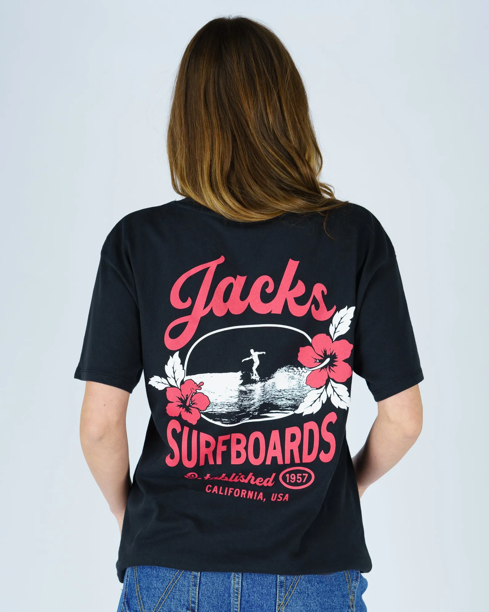 Women's Tip Toe S/S Tee - Black Classic Cut