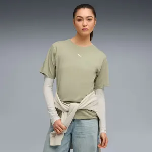 Active Lifestyle Puma Women's Essentials Relaxed Lux Army Tee