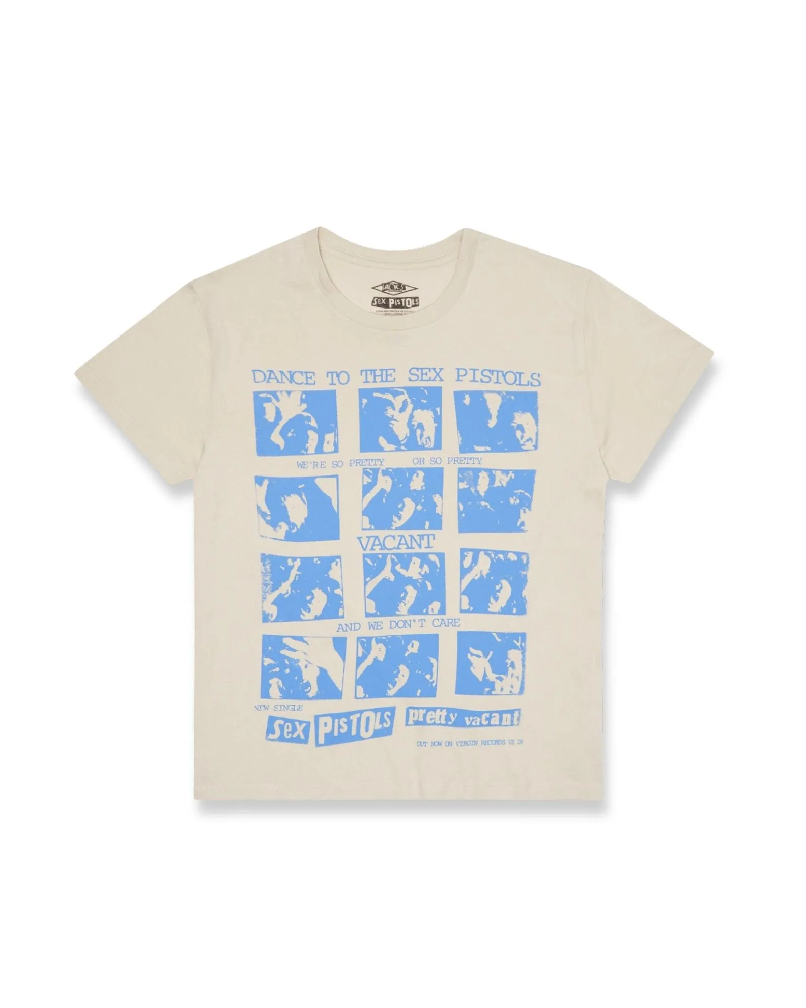 Round neck simplicity Active Comfort Style Women's Sex Pistols Pretty Vacant S/S Tee