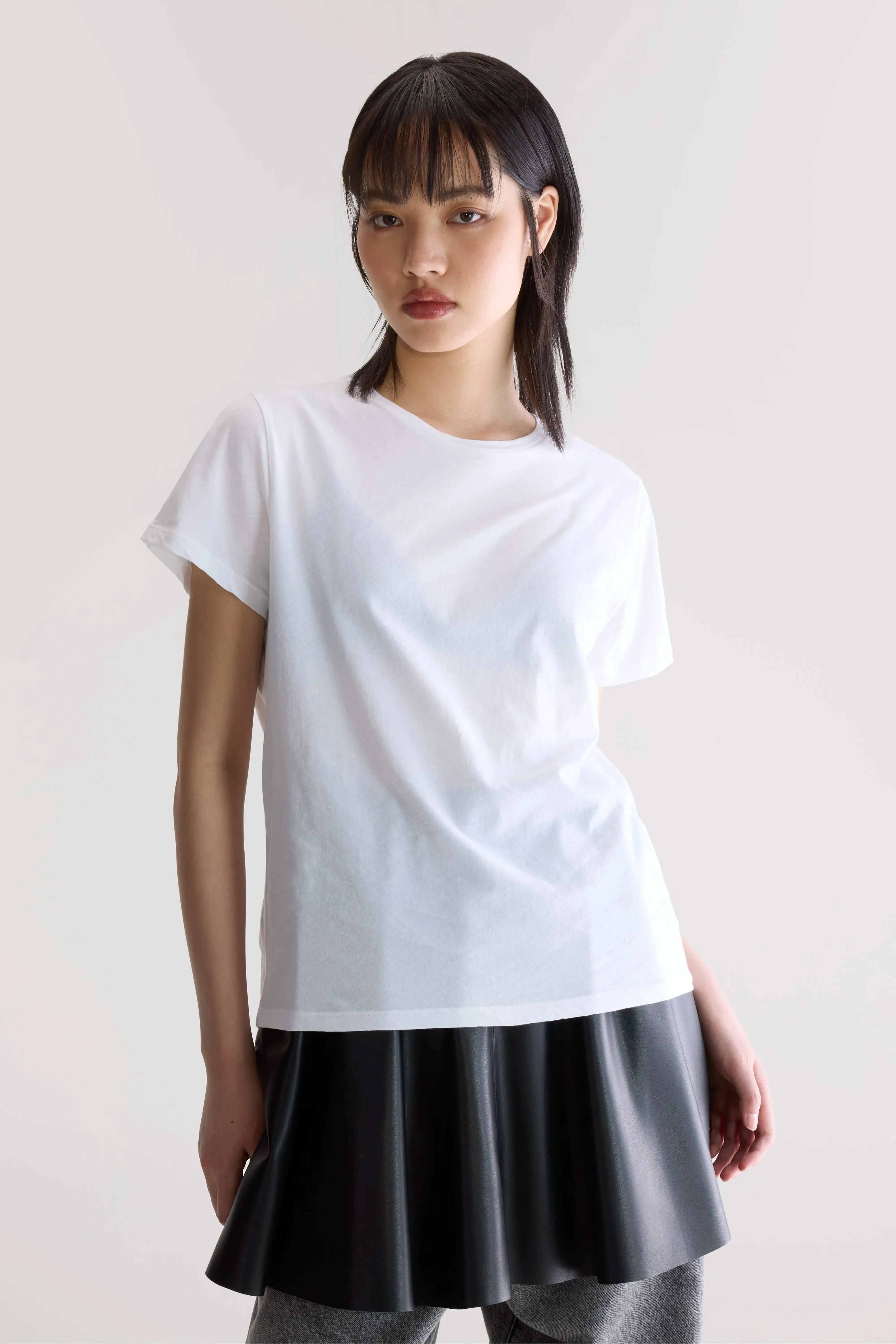 Elderly clothing Covi short-sleeve t-shirt (252 / W / WHITE)