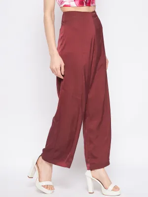 Madame Wine Trouser Perfectly Relaxed Sporty Cut