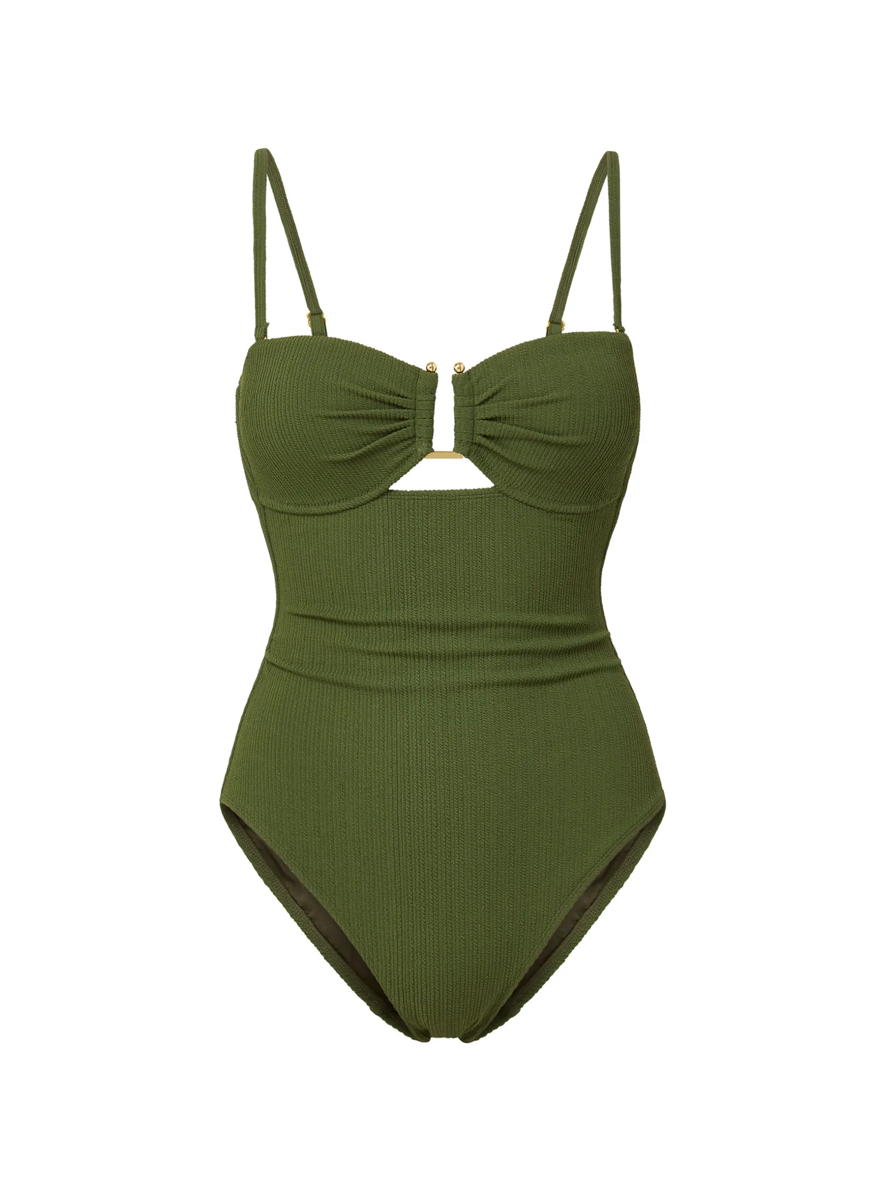 Juliette One Piece In Olive Texture Comfort Wear