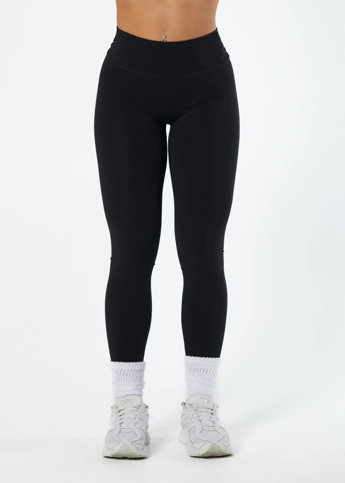 SERENE INVISIBLE SCRUNCH LEGGINGS - BLACK Ultra Light Casual Wearer
