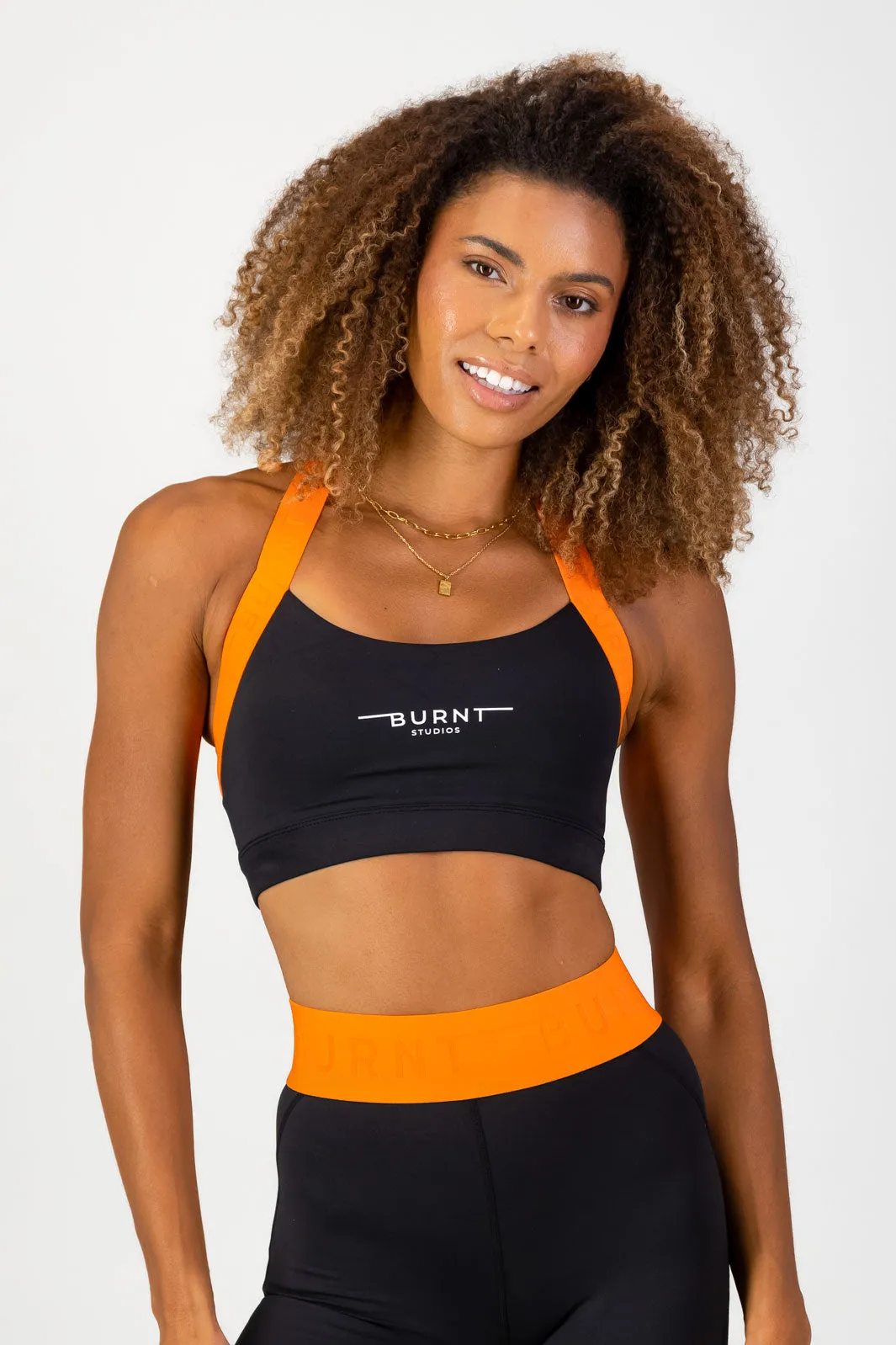 Golden Hour Sports Bra Polyester fabric