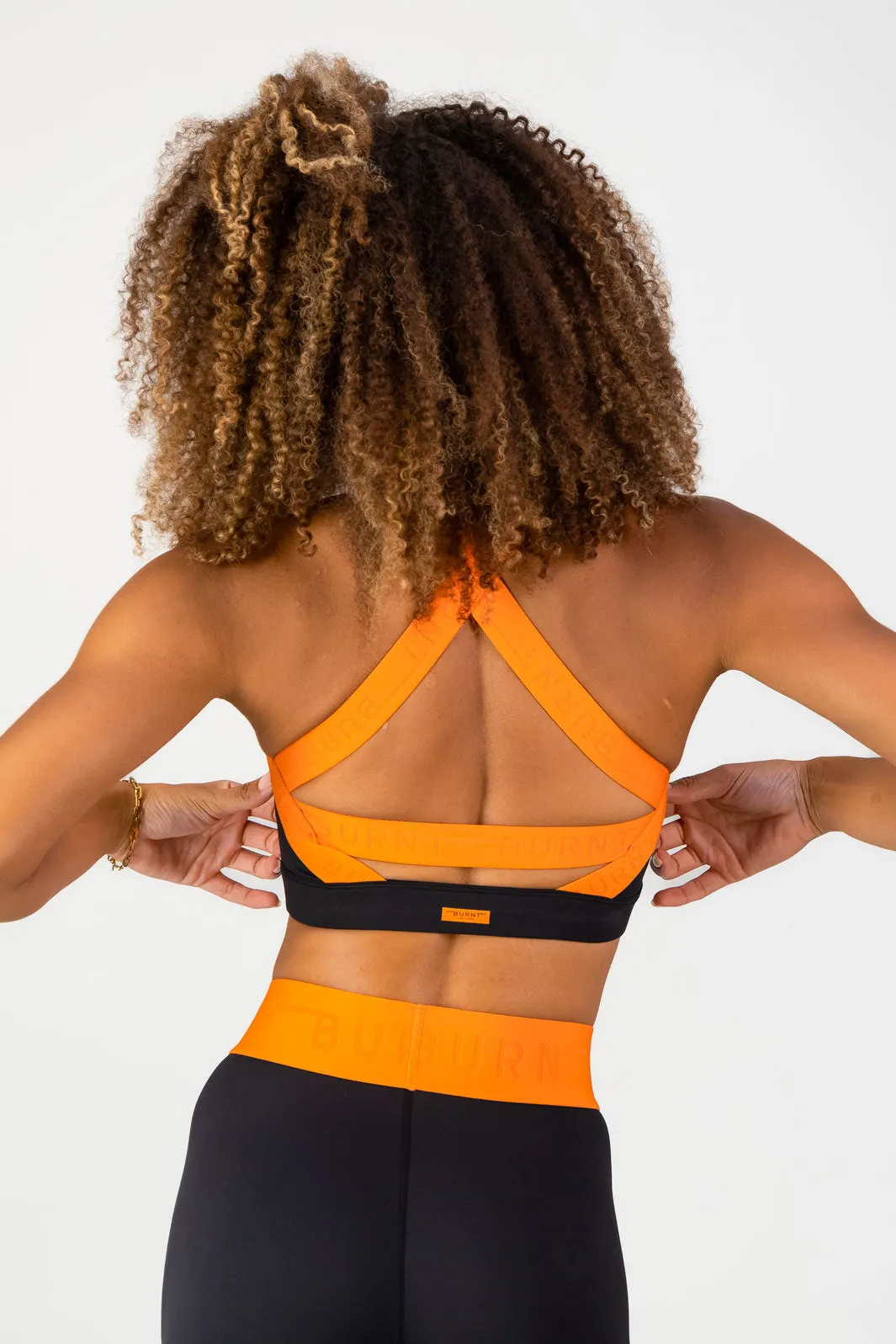 Supportive Padding Low-quality Golden Hour Sports Bra