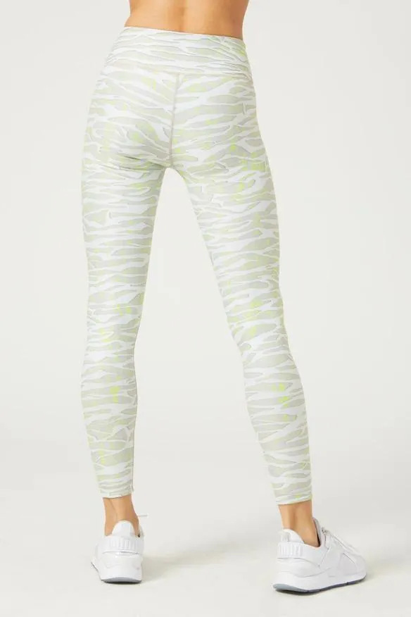 Wear It To Heart Downtown Zebra White Reversible Legging Four Way Maternity Wear