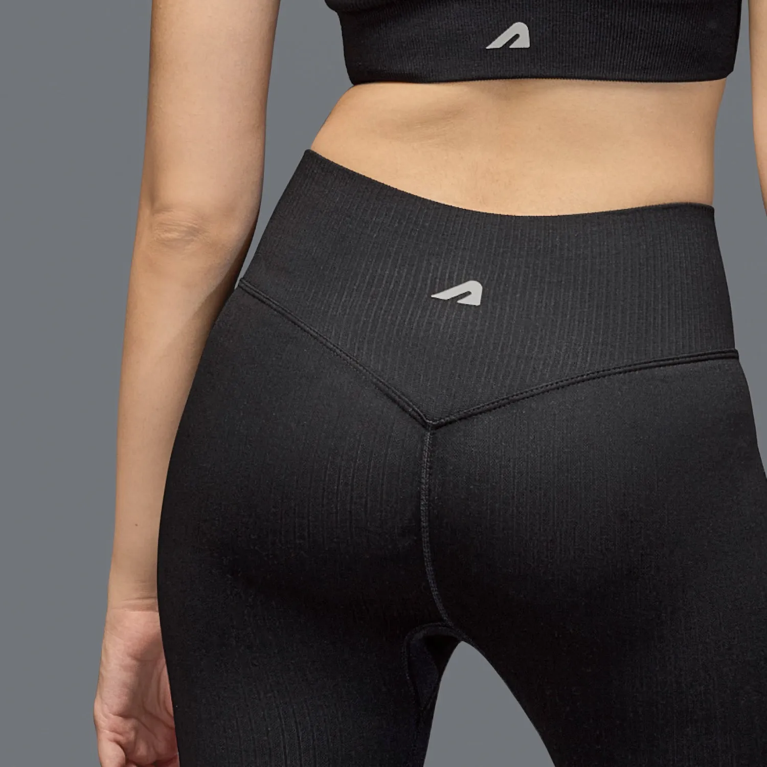 Limitless Snatched high waisted Ribbed Leggings - BLACK Thermal Warm Travel Enthusiast Stylish and Comfortable