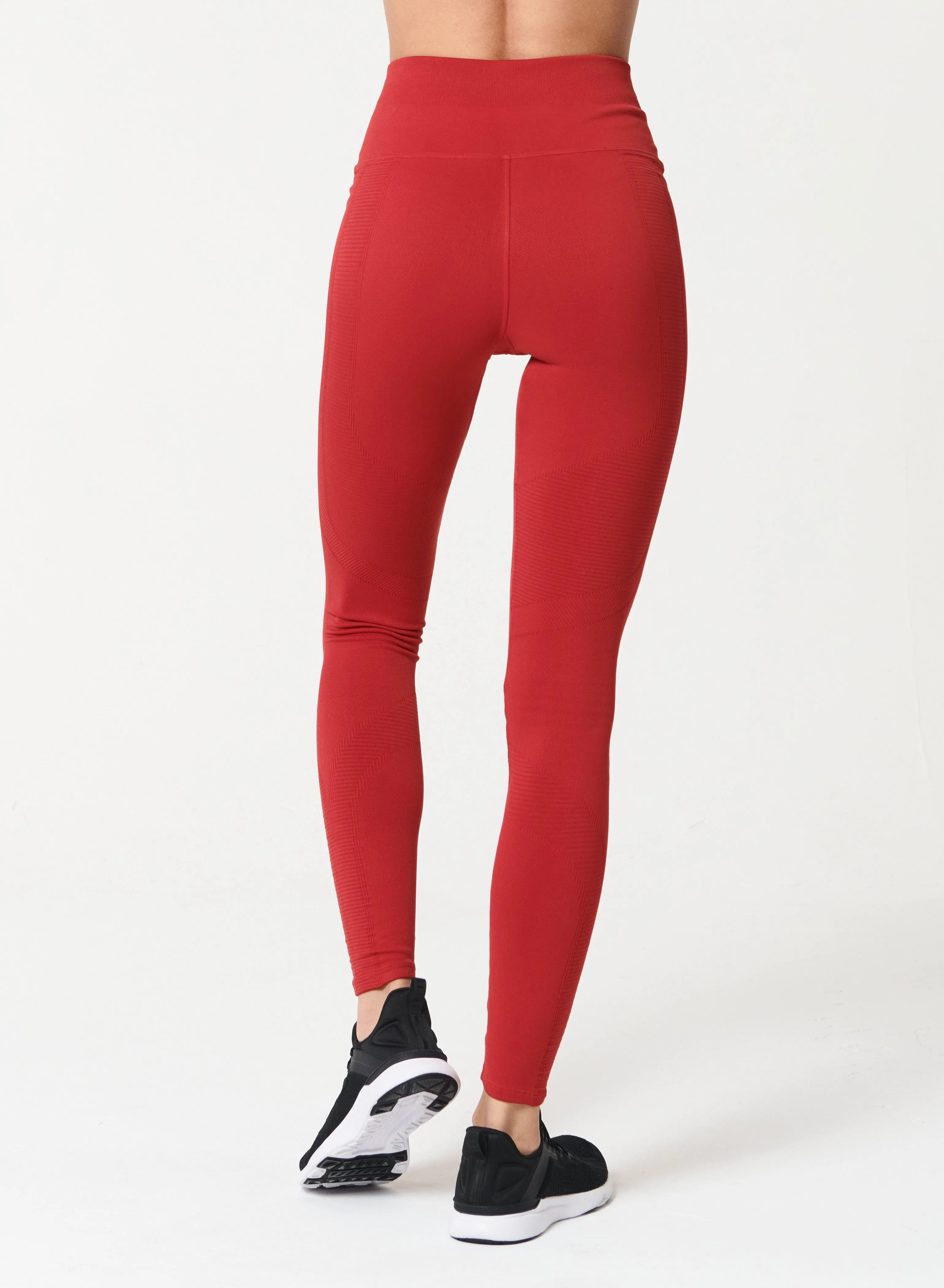 NUX One by One Legging - Red Double Layer Airport Travel