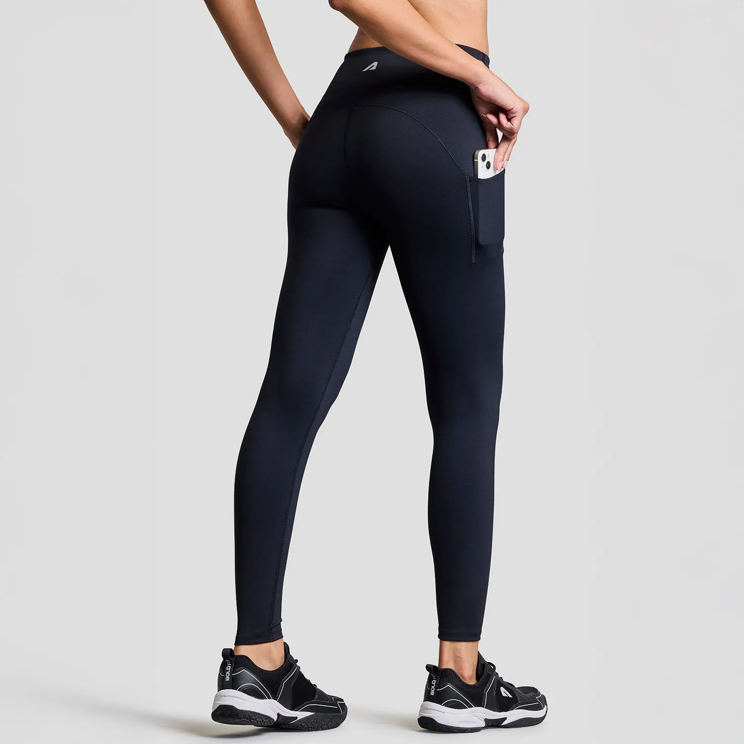 Compression Support Evening Walk Skin Fit Limitless Womens Leggings - Black