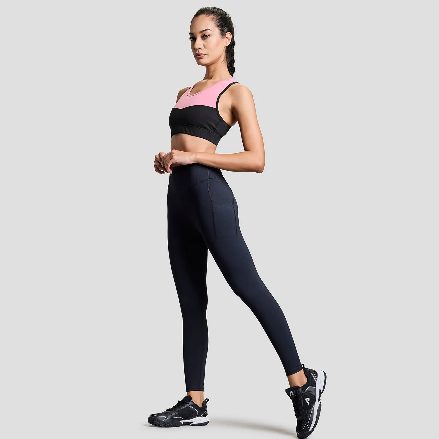 Refined Fabric Cozy Design Limitless Womens Leggings - Black