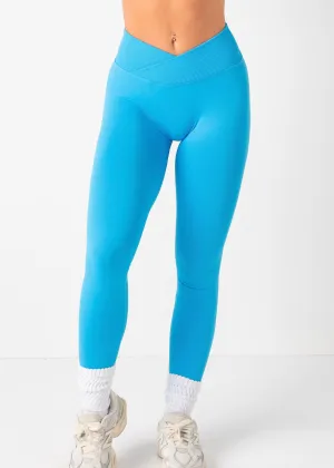 All-Day Wear ULTIMATE SEAMLESS SCRUNCH LEGGINGS 3.0 - CYAN