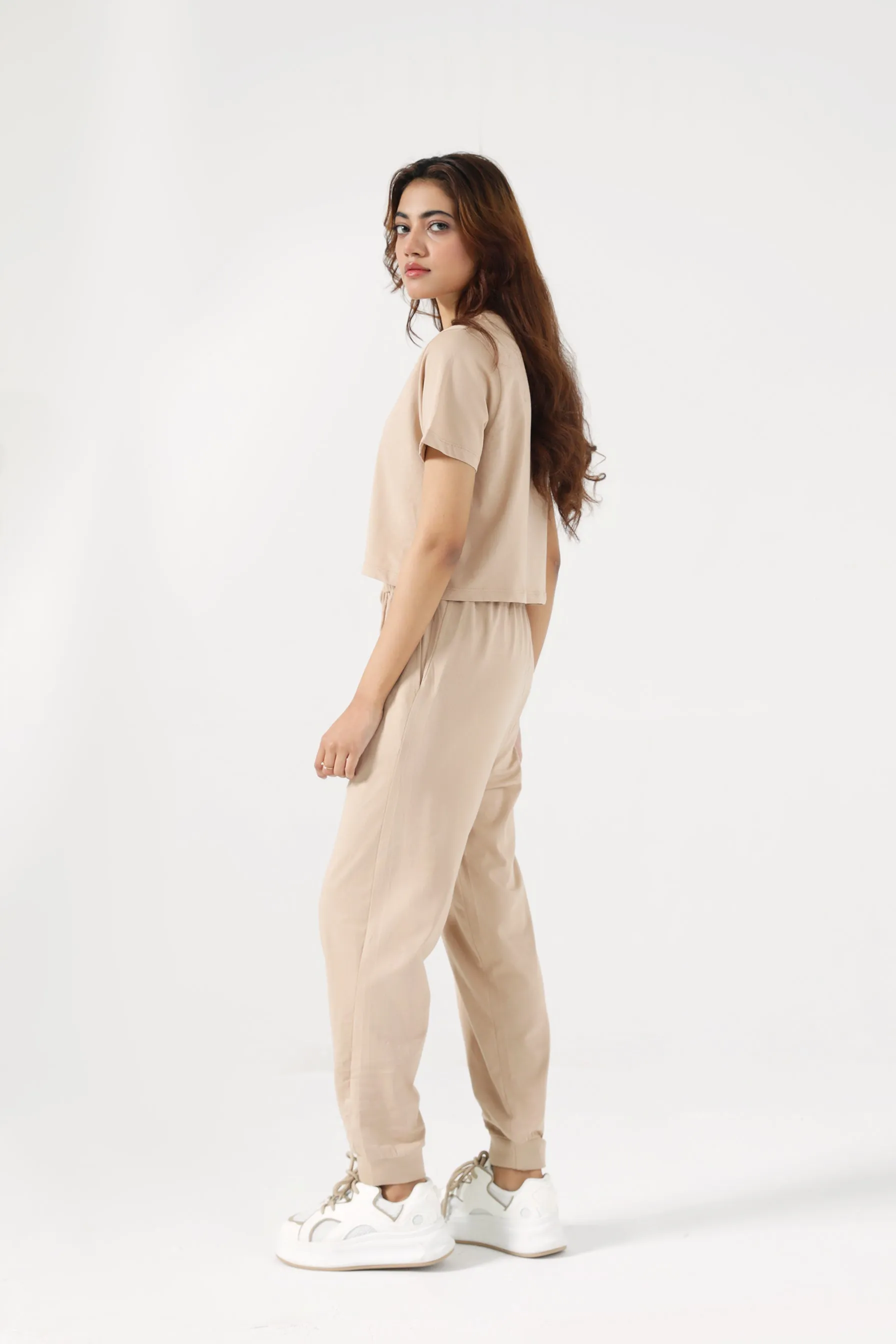 BASIC CROPPED TEE Cold Weather Gear One-Piece Wear
