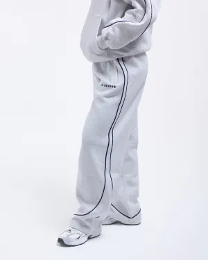 Harbor Style JoAnn Straight Leg Bottoms - Grey Marl