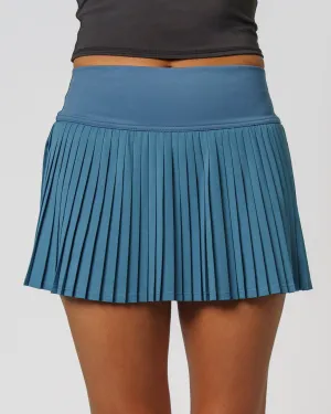 slim fit Low Impact Dye Tennis Skort - Navy