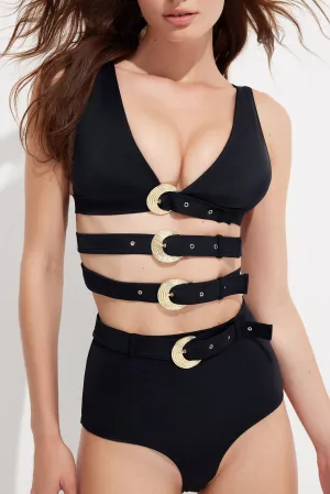 PORTIA ONE PIECE Ruffled-Edges Flex Stretch Fabric