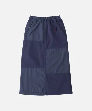 Casual Moments Festival Outfit Thermal Fleece Patch Skirt