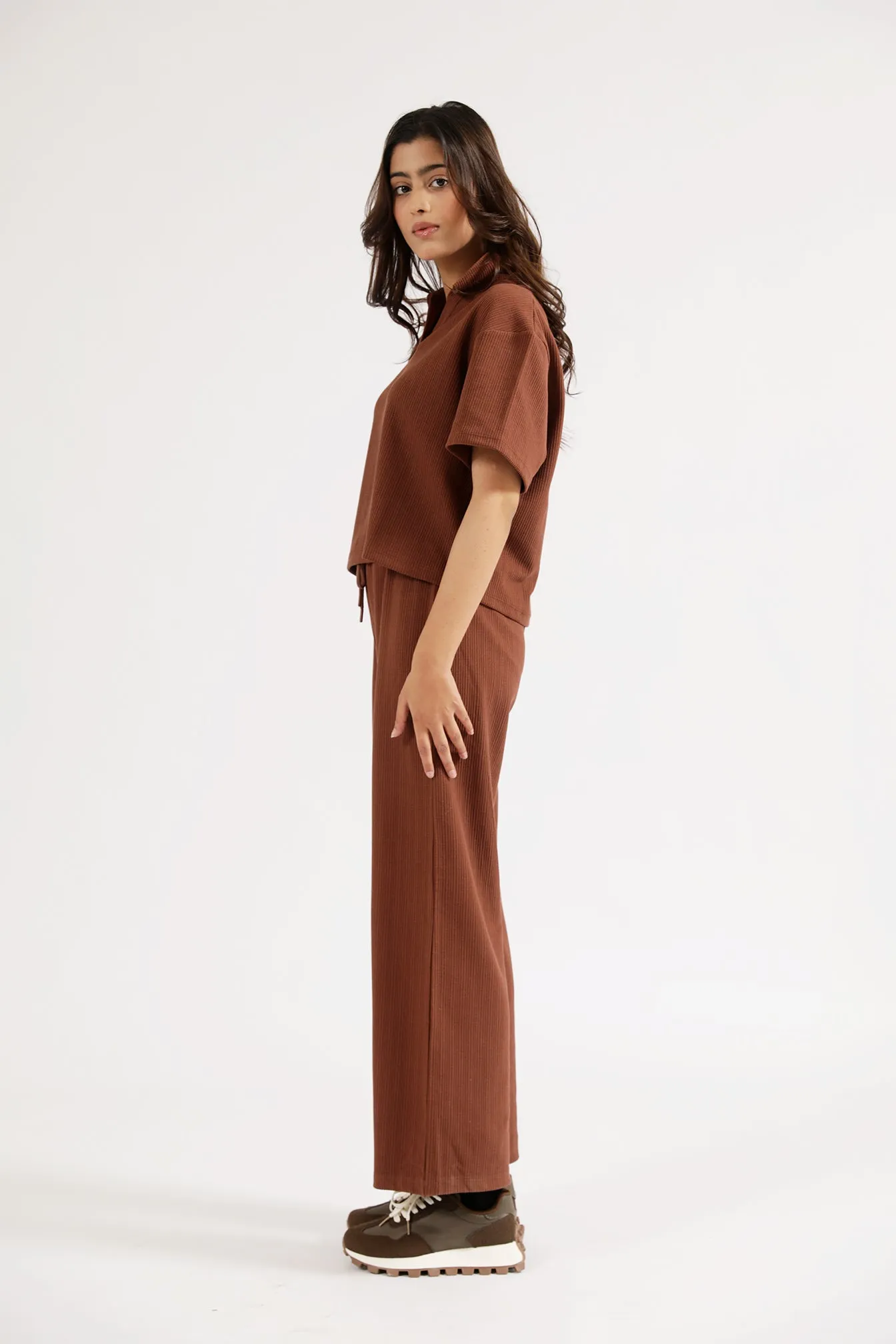 Village Charm DoubleStitched TEXTURED POLO TEE