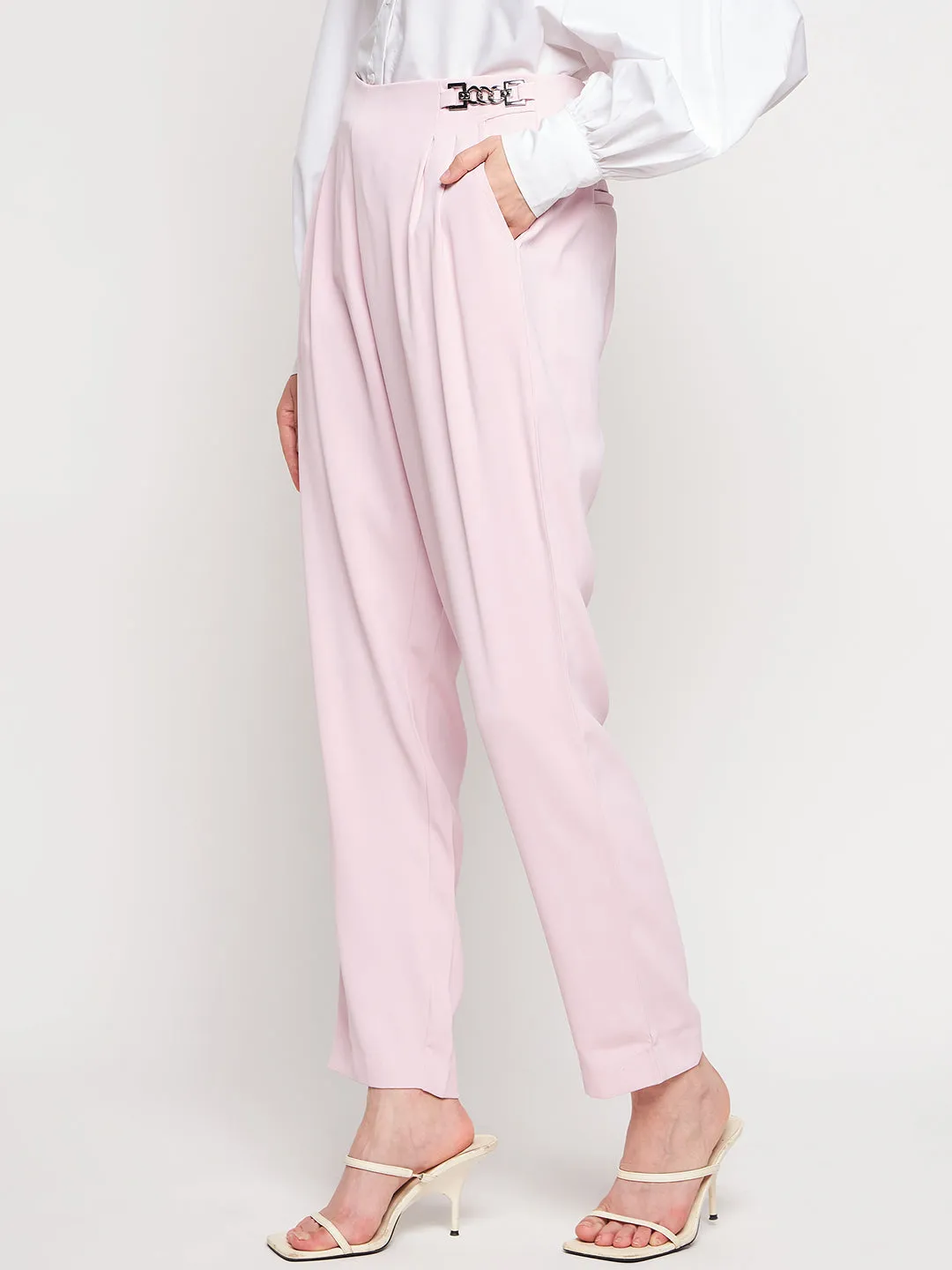 Chill Wear Madame Pink Tapered Trousers