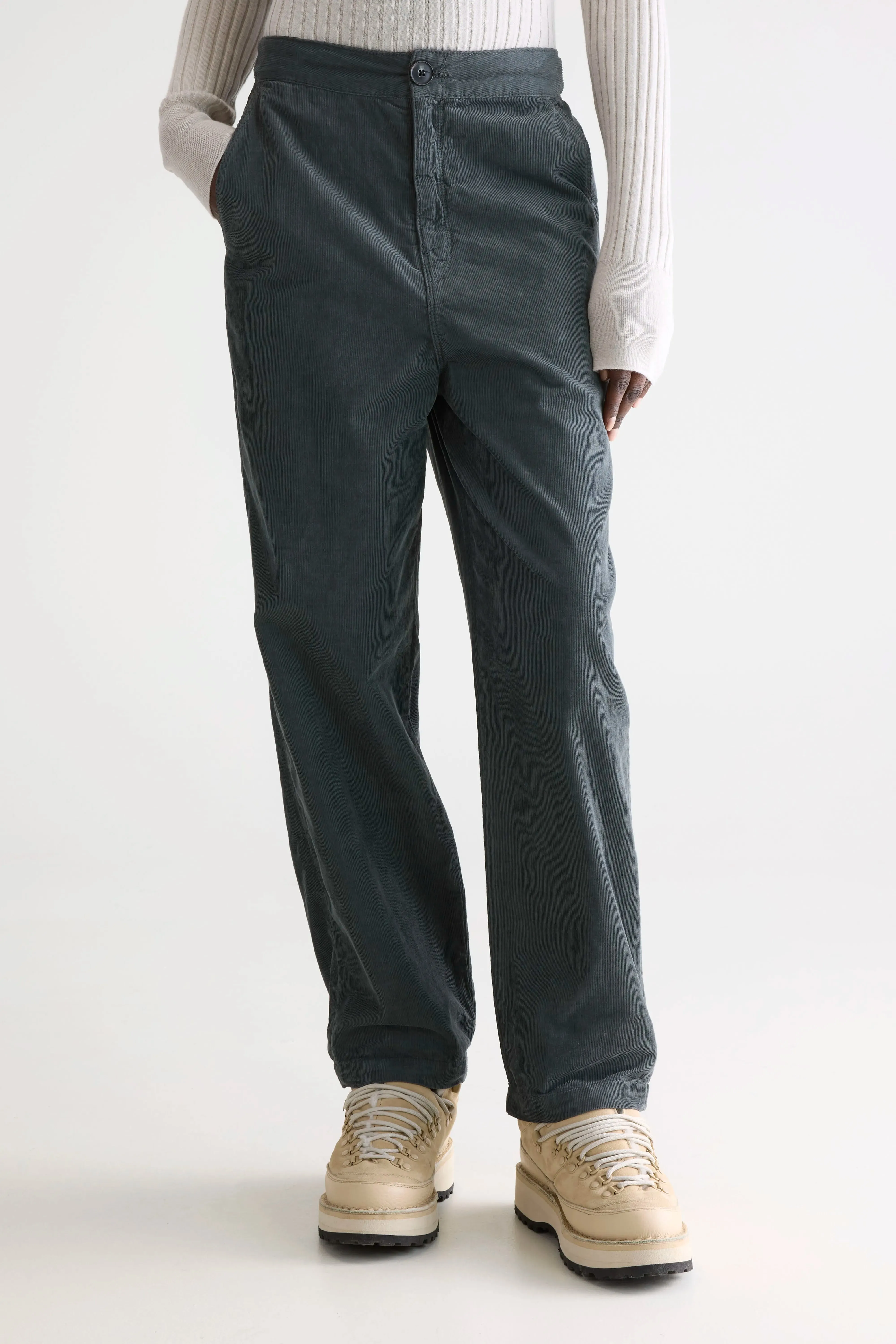 Pasop relaxed trousers (252 / W / IRON) clean design Fresh Fit