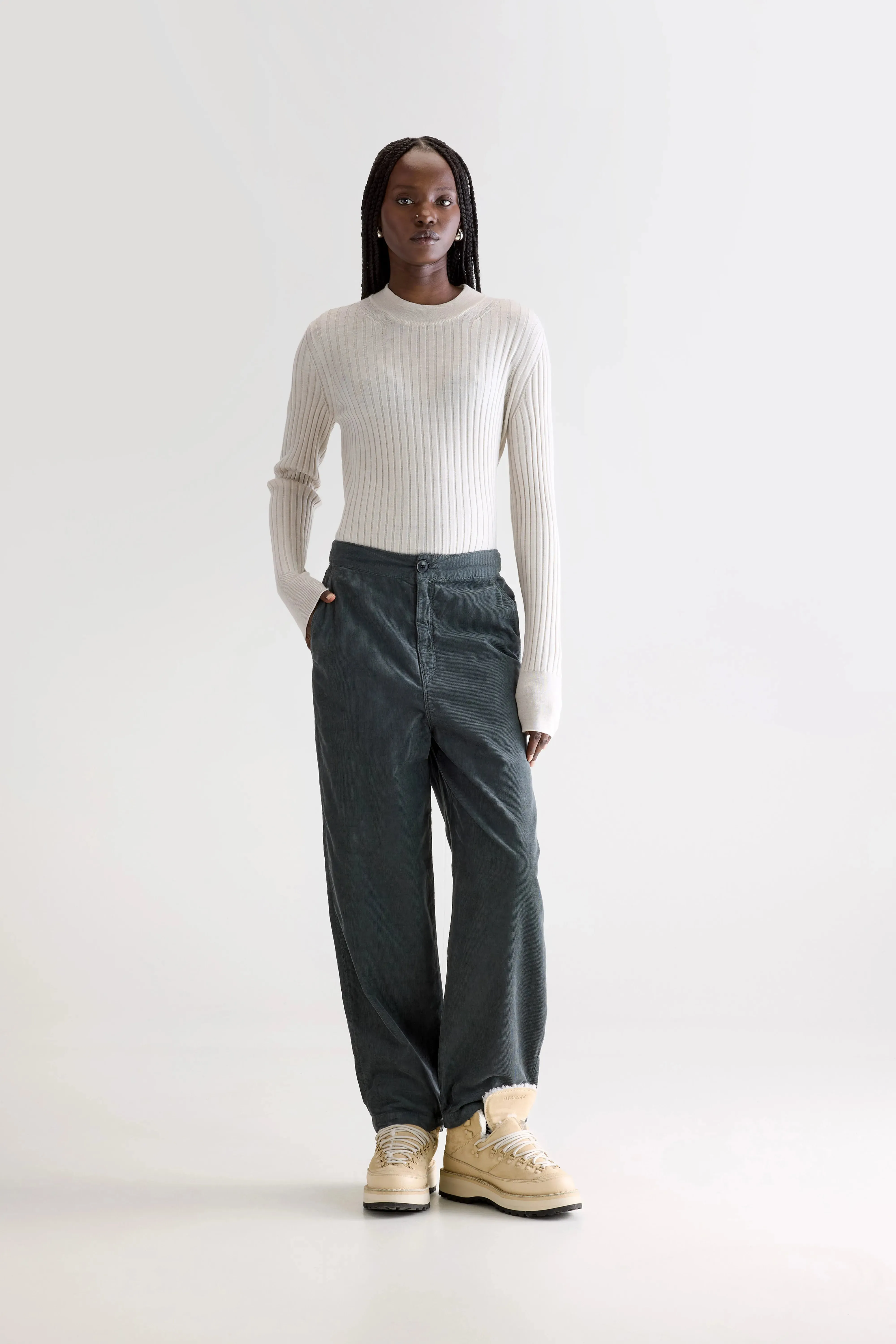 QuickReleaseBuckle Pasop relaxed trousers (252 / W / IRON)