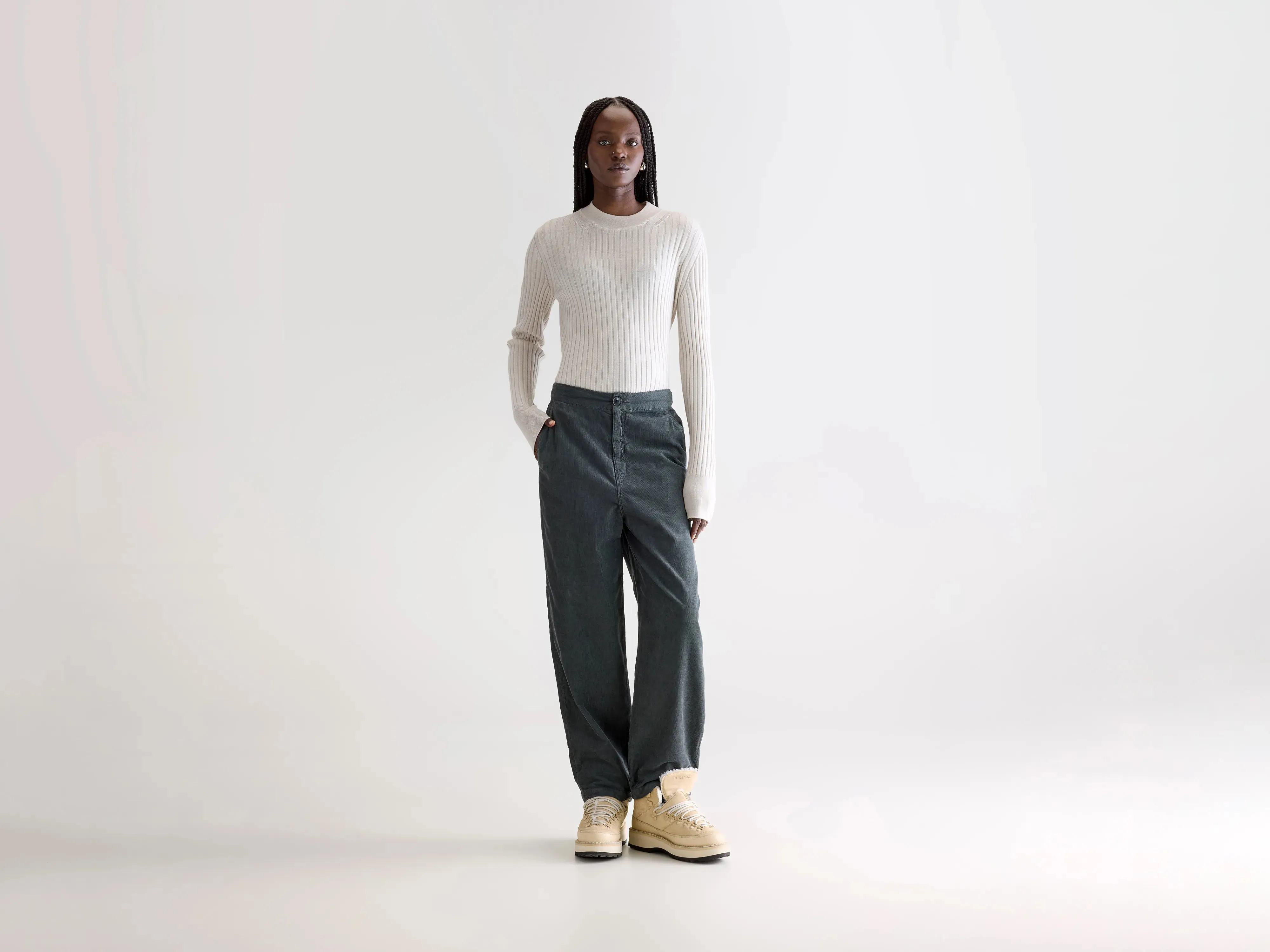 Pasop relaxed trousers (252 / W / IRON) Active Stretch Sporty Appeal