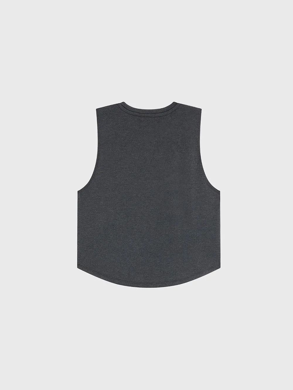 BARRY'S HEATHER BLK LEGEND TANK Wick Effect Anti Slip Shoulder Straps