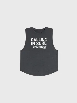 BARRY'S HEATHER BLK LEGEND TANK Modern