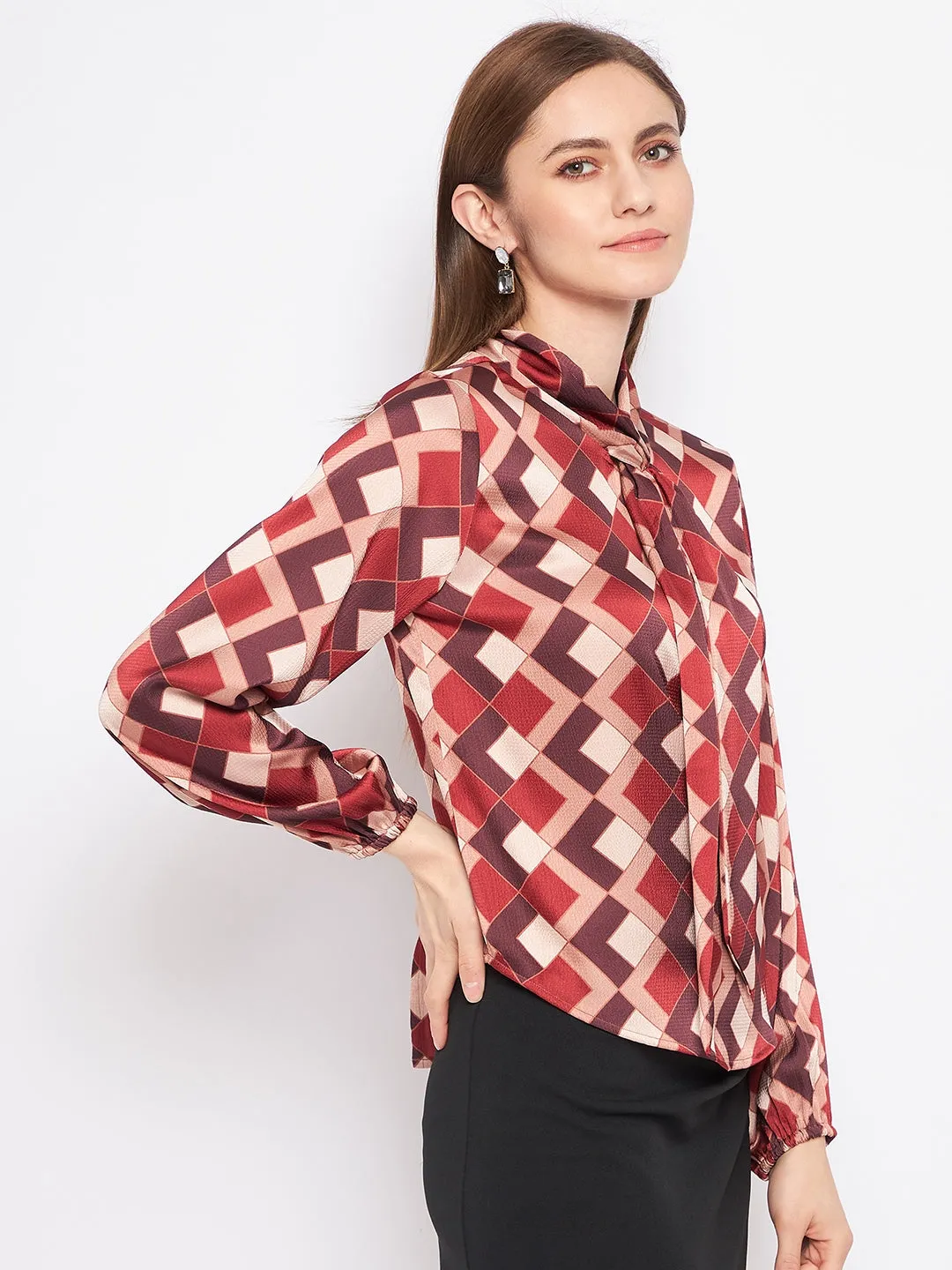 Comfortable Outfit Tropical Glow Madame Peach Cut-Out Top