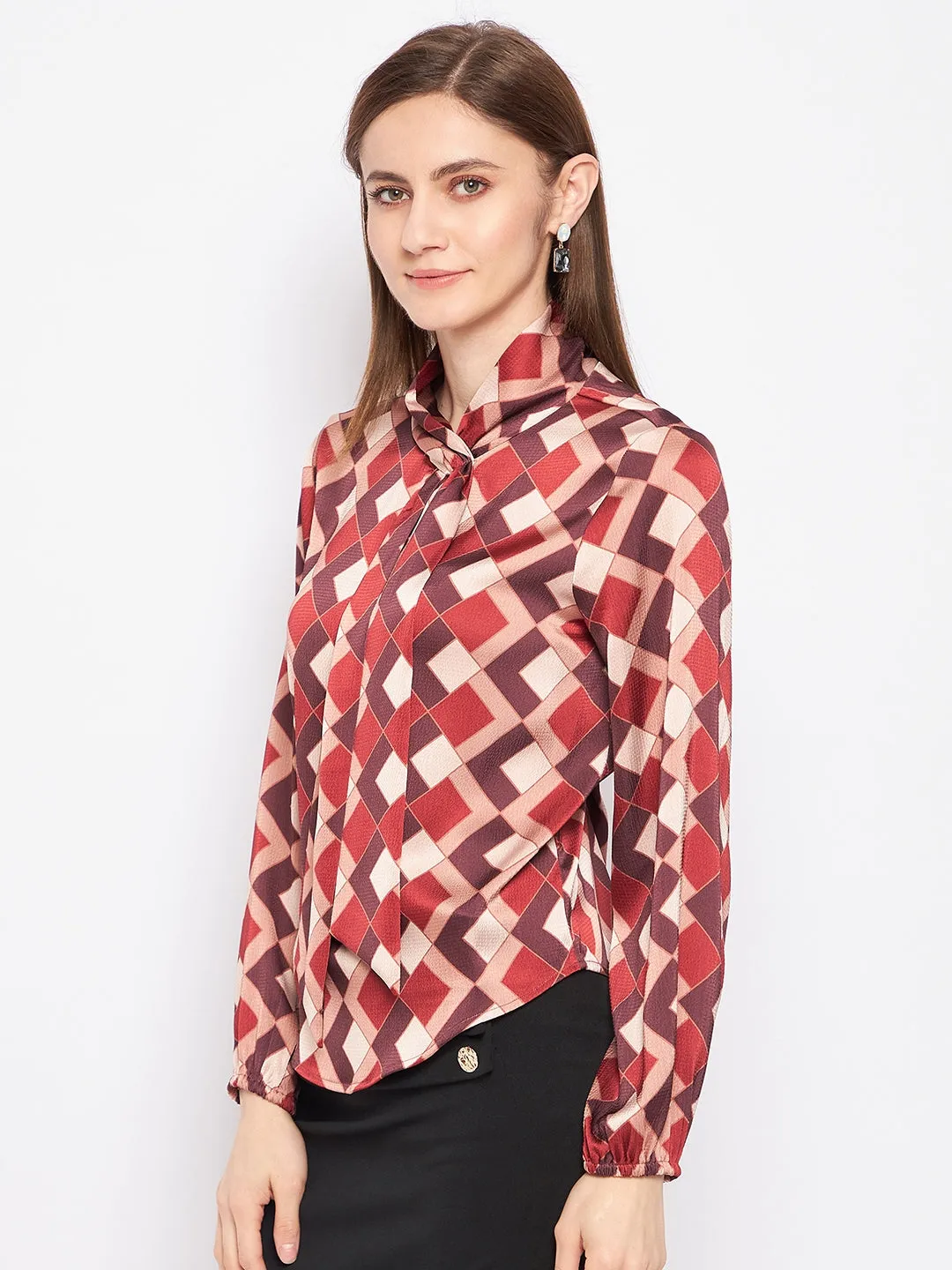 Madame Peach Cut-Out Top Comfortable Fashion