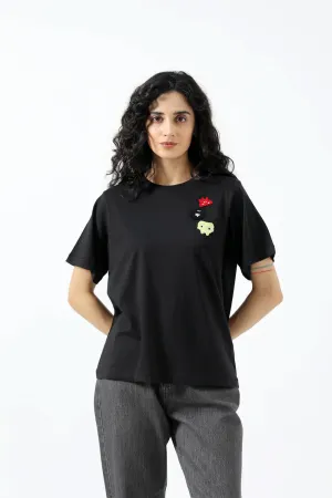 Warm Sweater AbrasiveReinforcedZones REGULAR FIT EMBROIDED TEE