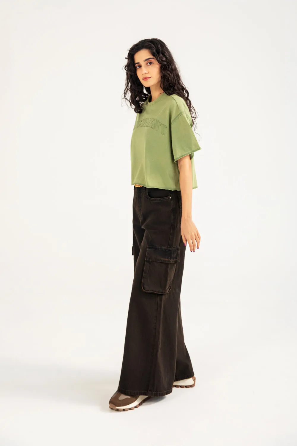 Activewear Quick Core DISTRESSED BOXY TEE