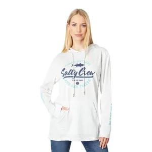 product family togetherness Soft Touch Scripted Midweight UPF Hoodie - Vintage White