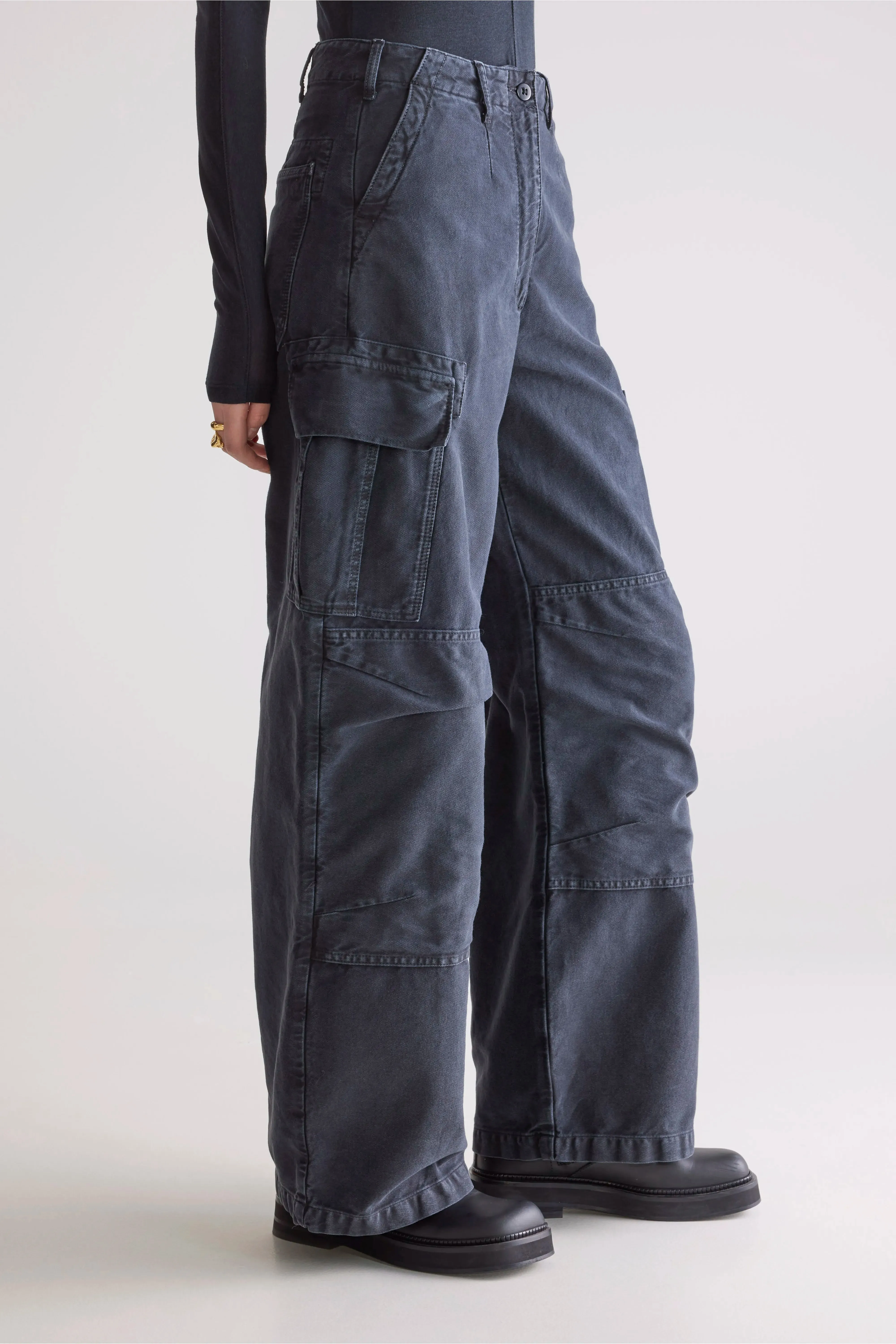 DurableReinforcedMaterial OdorResistantTreatment Pozz relaxed pants (252 / W / CHARCOAL)