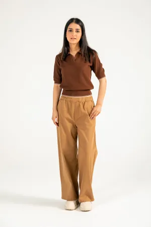 Everyday Fashion Relaxed Cut TEXTURED KNITTED POLO