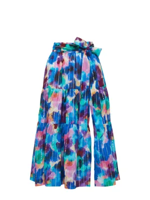 Reinforced Seams Jenni Skirt Giverny Gardens Metallic