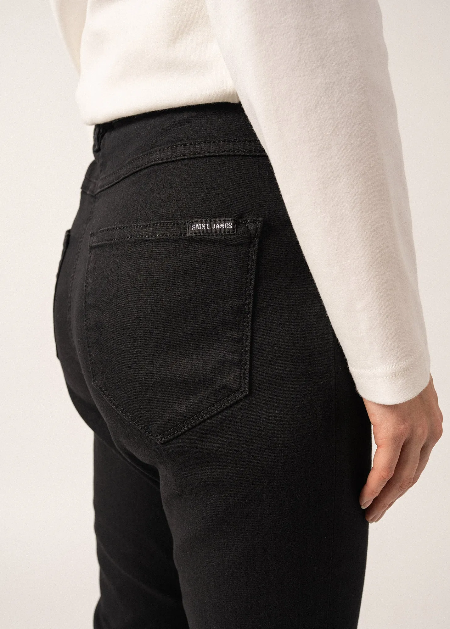 Olivia Cotton Jegging - in denim (NOIR) ShrinkResistant