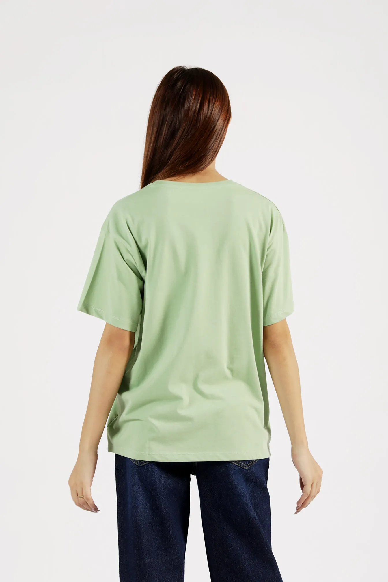 Casual dress Zen Ease OVERSIZED GRAPHIC TEE